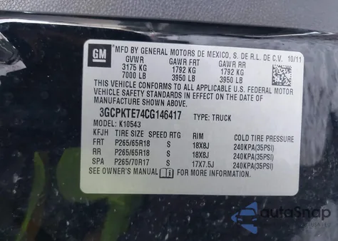 2012 Chevrolet Silverado 1500 Ltz from USA, damaged, VIN 3GCPKTE74CG146417